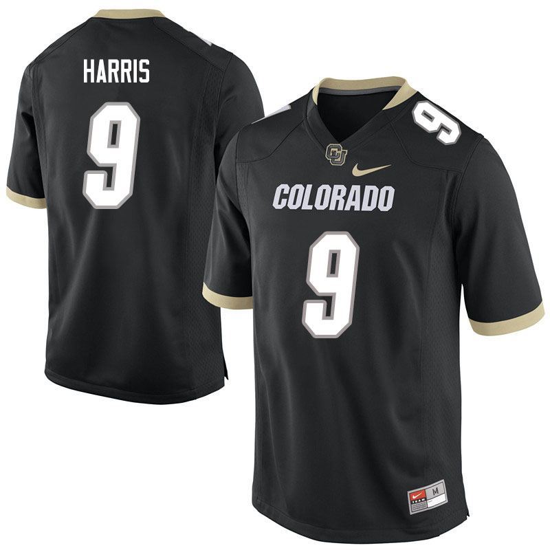 Men #9 Jalen Harris Colorado Buffaloes College Football Jerseys Sale-Black - Click Image to Close